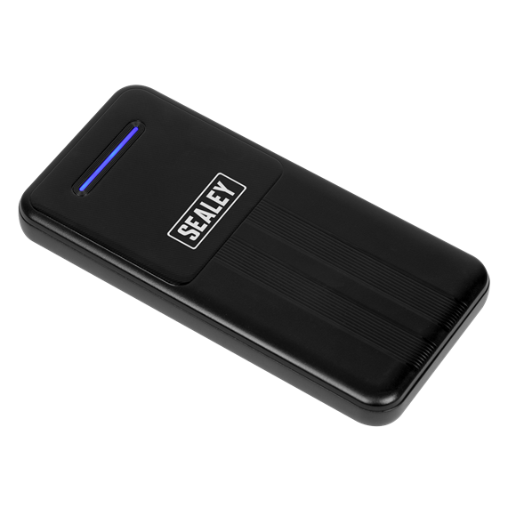 Sealey Portable Battery Power Bank 10W 10000mAh Pocket Micro USB Type C SPB101