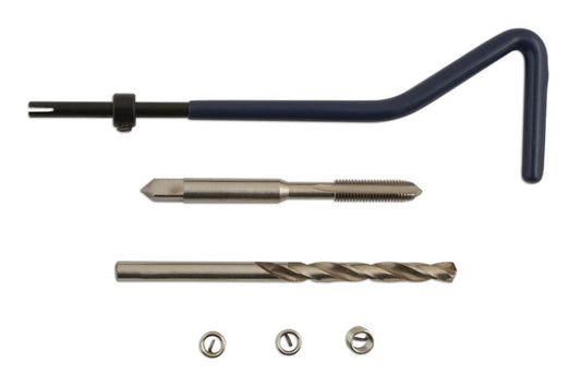 LASER 6007 Thread Repair Kit M5x0.8 HSS Tap Drill Inserts Steel Insertion Tool