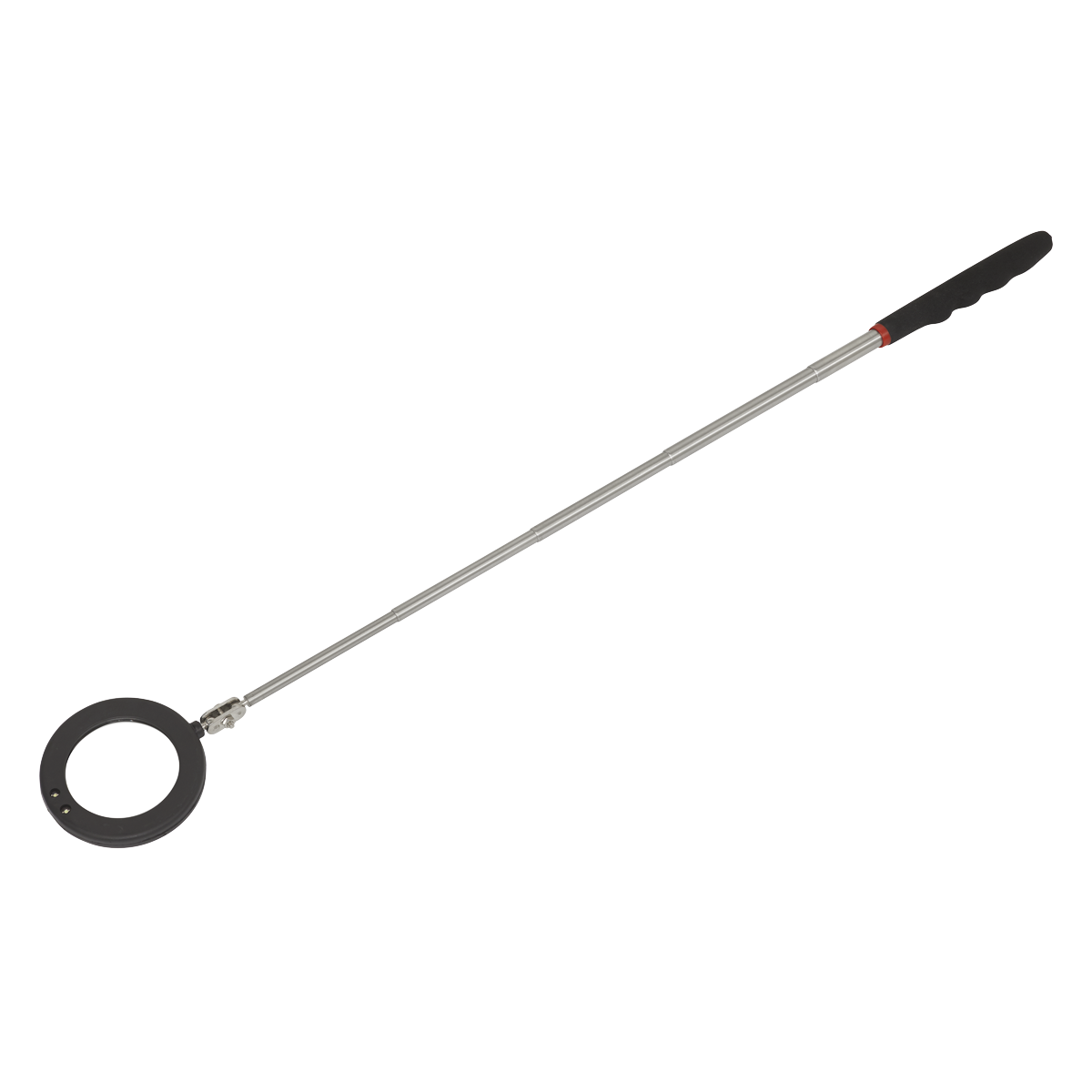 Sealey Telescopic Inspection Mirror With LED Light 290/870mm Ø55mm S0947