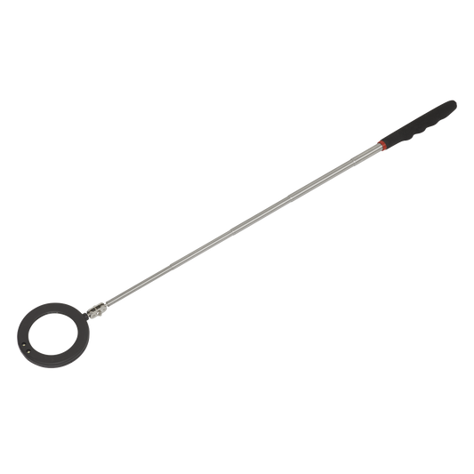 Sealey Telescopic Inspection Mirror With LED Light 290/870mm Ø55mm S0947