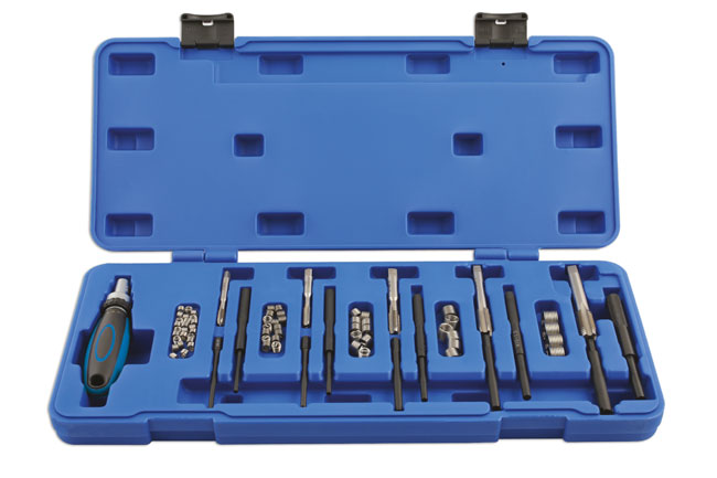 LASER 6012 Thread Repair Kit 76pc Tap Drill Insert Set High Speed Steel