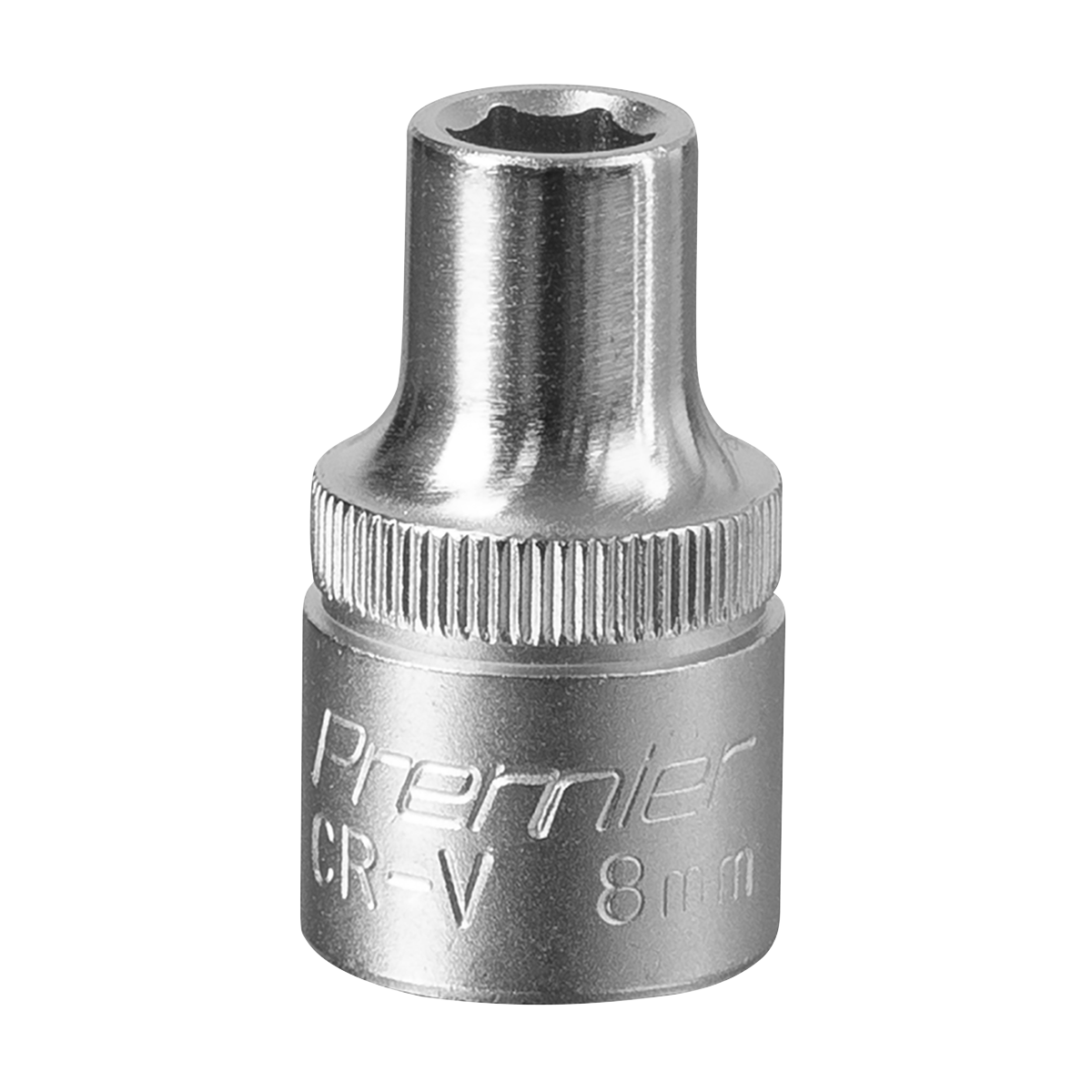 Sealey WallDrive Socket Tool 8mm 1/2" Square Drive Chrome Vanadium Steel S1208