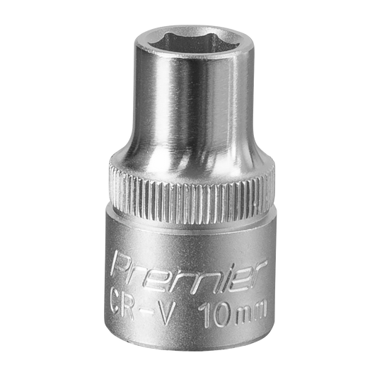 Sealey WallDrive Socket Tool 10mm 1/2" Square Drive Chrome Vanadium Steel S1210