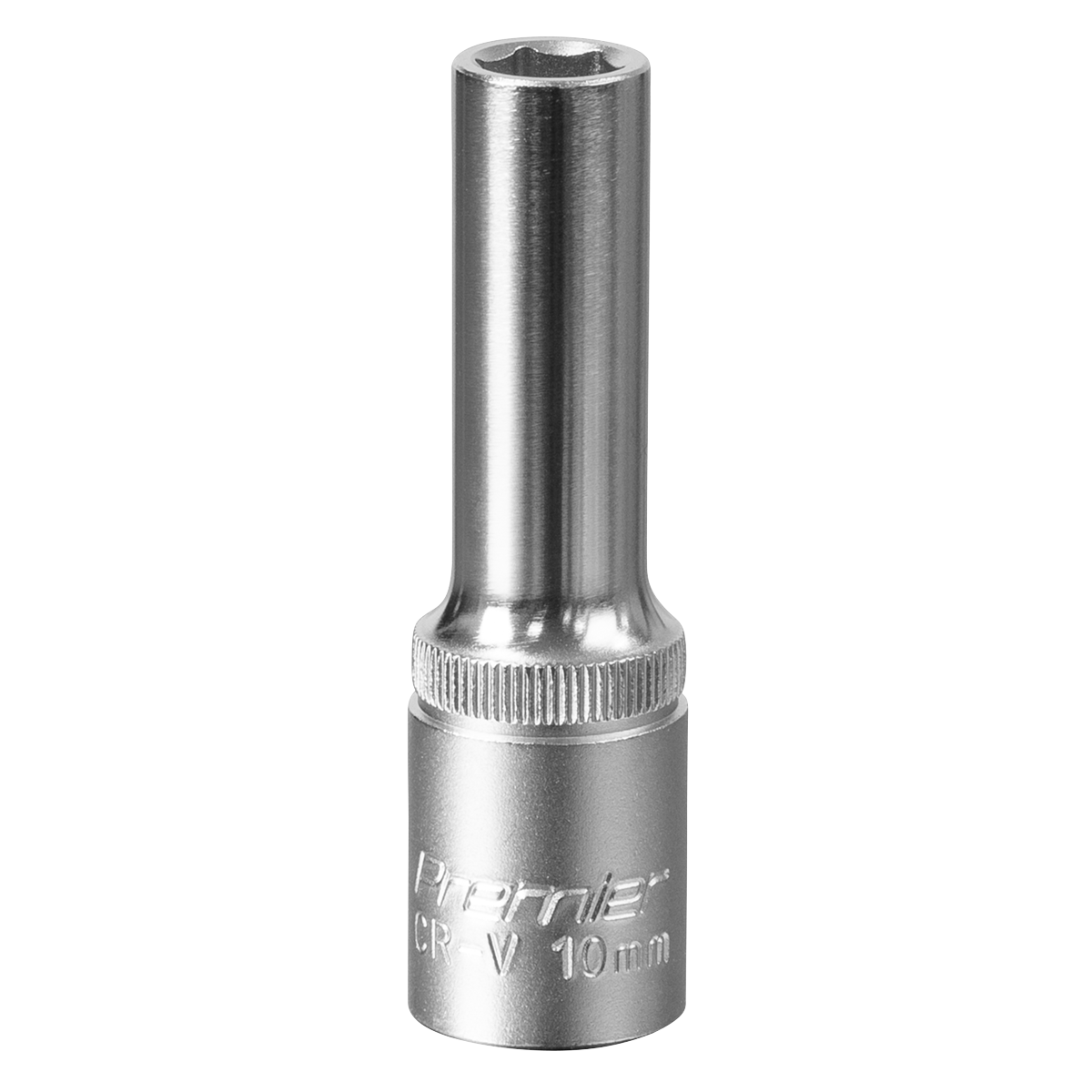 Sealey WallDrive Socket 10mm Deep 1/2" Square Drive Chrome Vanadium Steel S1210D