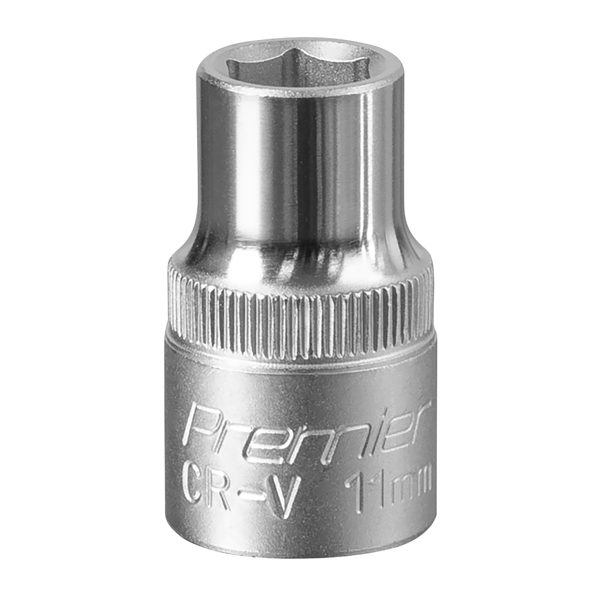Sealey WallDrive Socket Tool 11mm 1/2" Square Drive Chrome Vanadium Steel S1211
