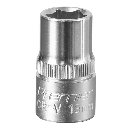 Sealey WallDrive Socket Tool 13mm 1/2" Square Drive Chrome Vanadium Steel S1213