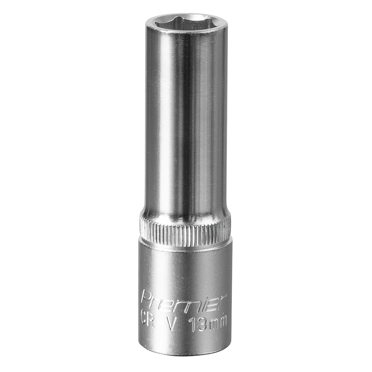 Sealey WallDrive Socket 13mm Deep 1/2" Square Drive Chrome Vanadium Steel S1213D