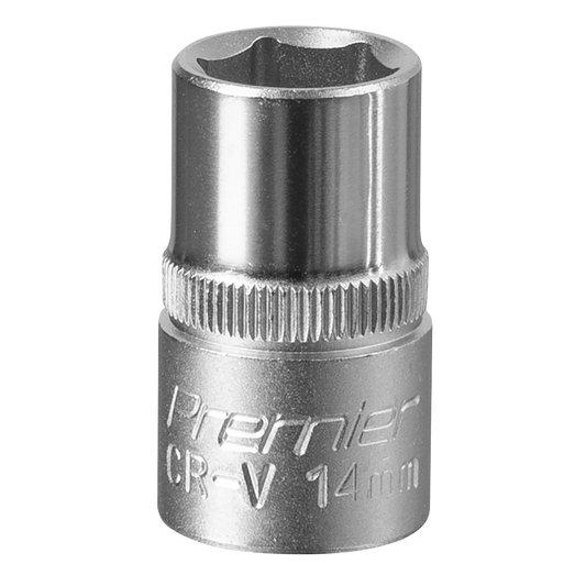 Sealey WallDrive Socket Tool 14mm 1/2" Square Drive Chrome Vanadium Steel S1214