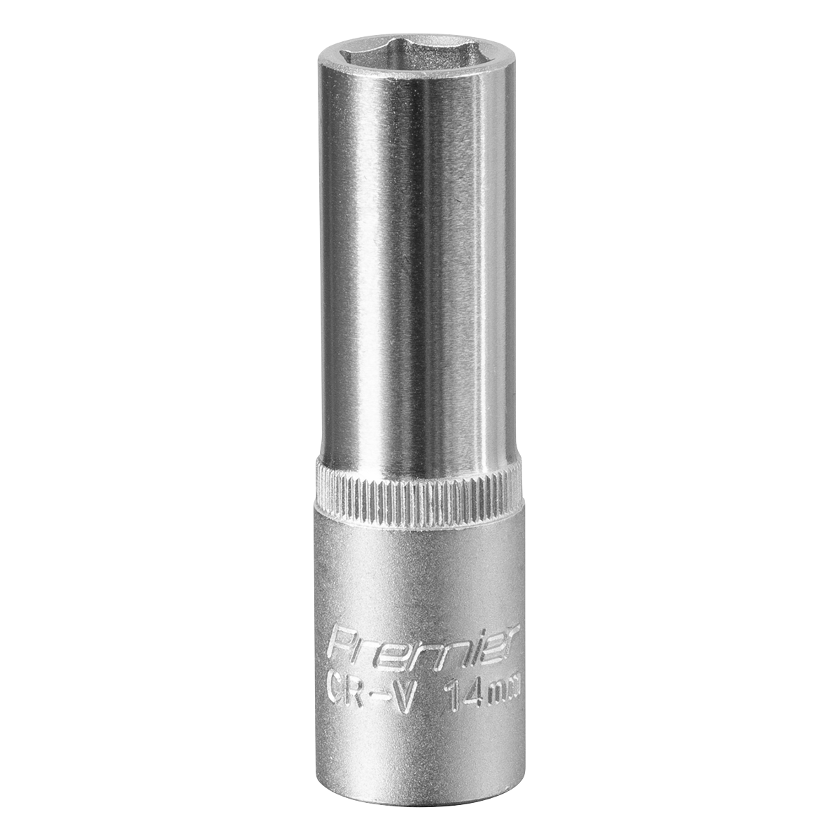 Sealey WallDrive Socket 14mm Deep 1/2" Square Drive Chrome Vanadium Steel S1214D