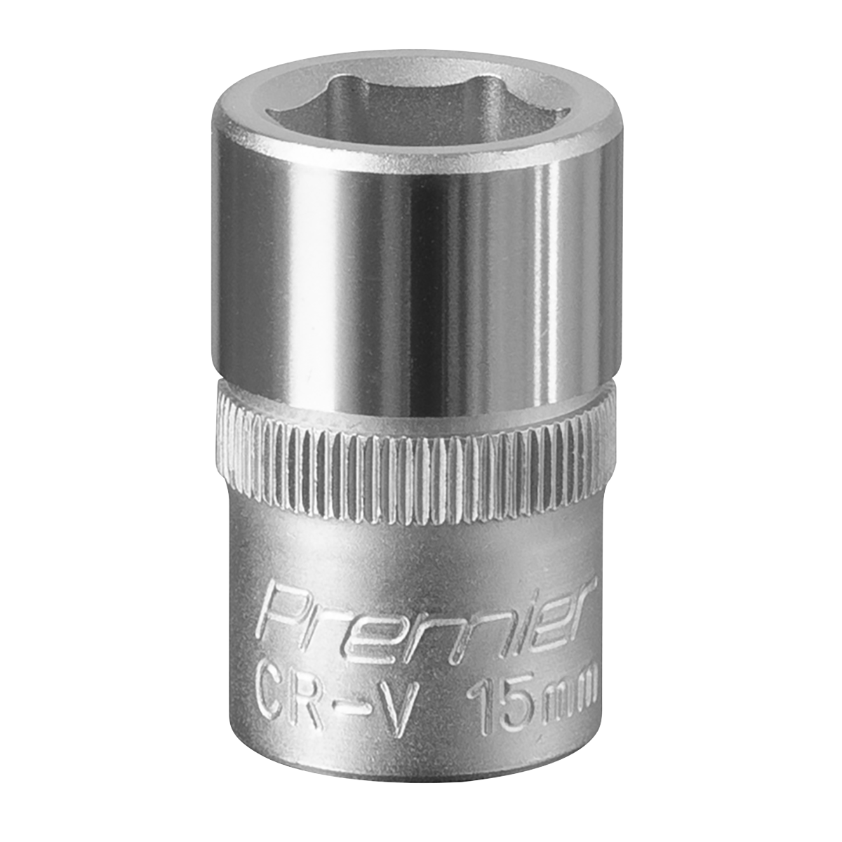 Sealey WallDrive Socket Tool 15mm 1/2" Square Drive Chrome Vanadium Steel S1215