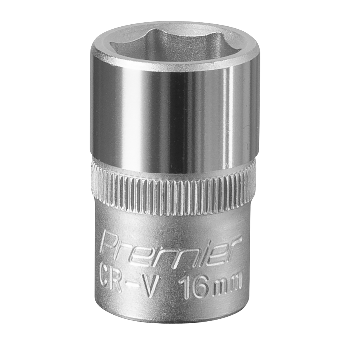 Sealey WallDrive Socket Tool 16mm 1/2" Square Drive Chrome Vanadium Steel S1216