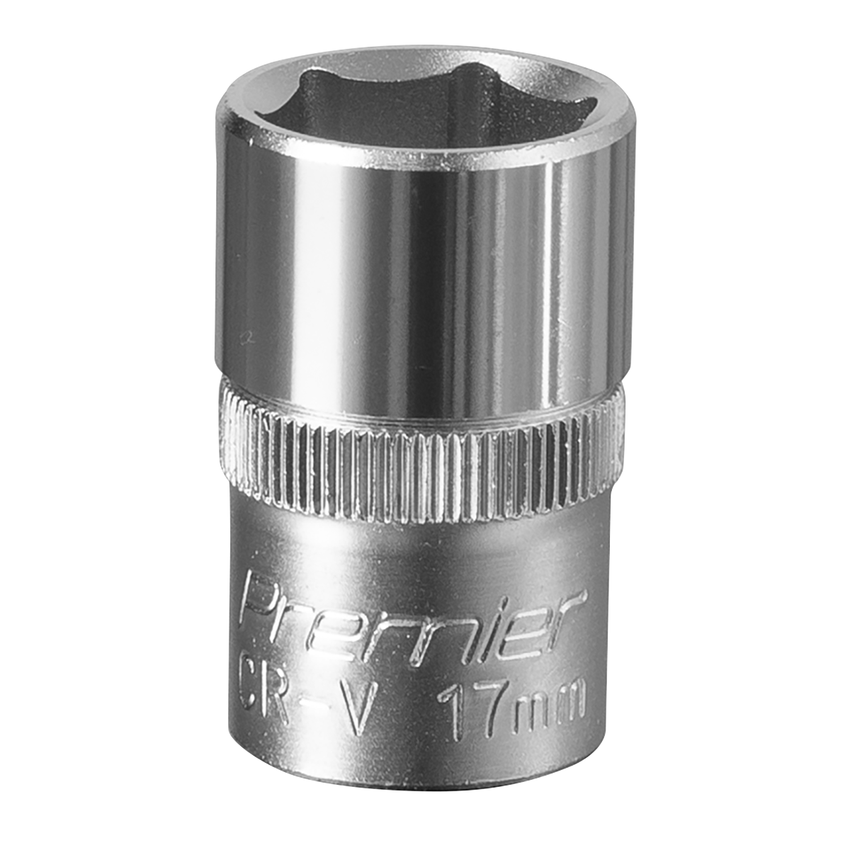 Sealey WallDrive Socket Tool 17mm 1/2" Square Drive Chrome Vanadium Steel S1217