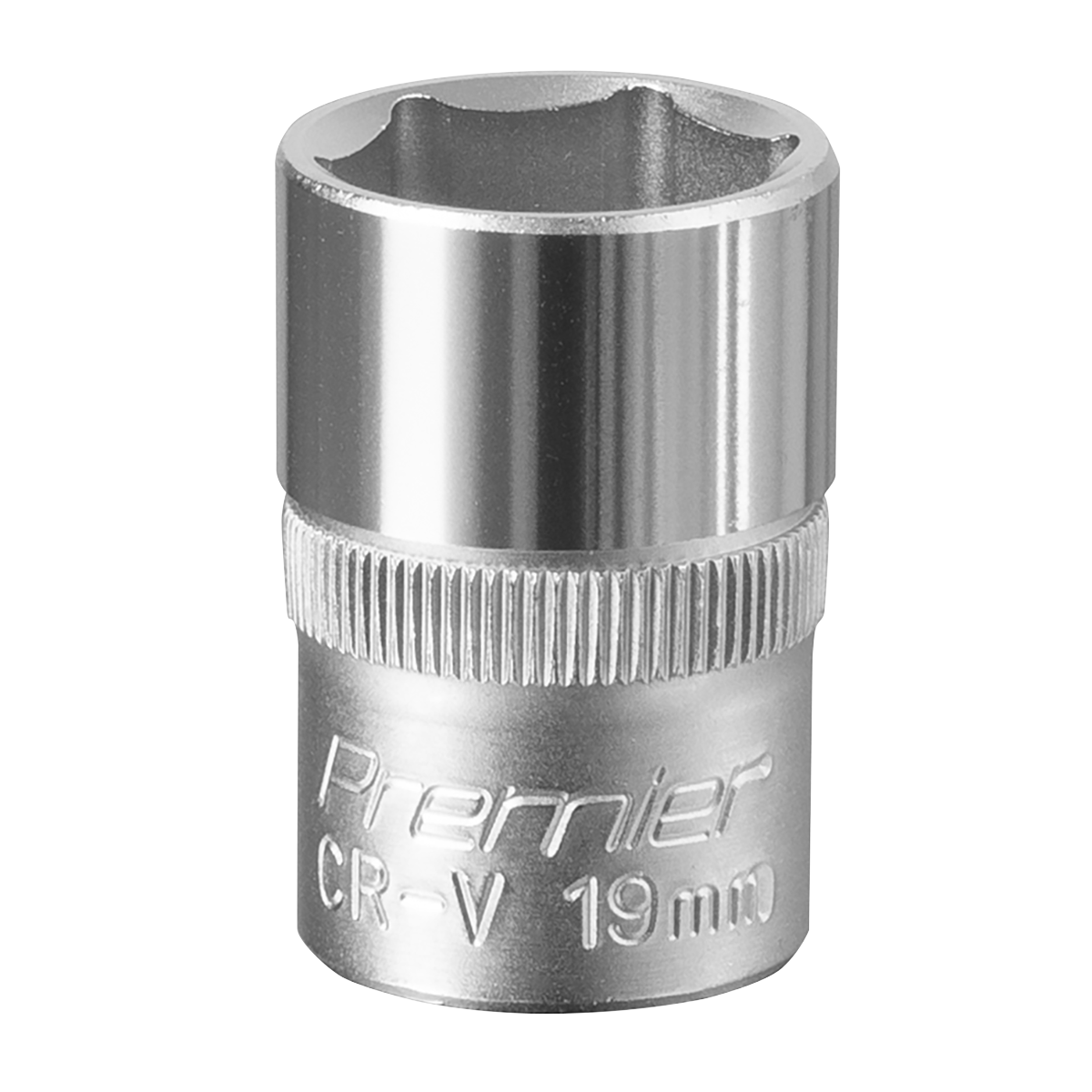 Sealey WallDrive Socket Tool 19mm 1/2" Square Drive Chrome Vanadium Steel S1219