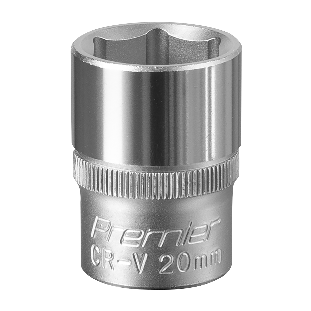 Sealey WallDrive Socket Tool 20mm 1/2" Square Drive Chrome Vanadium Steel S1220