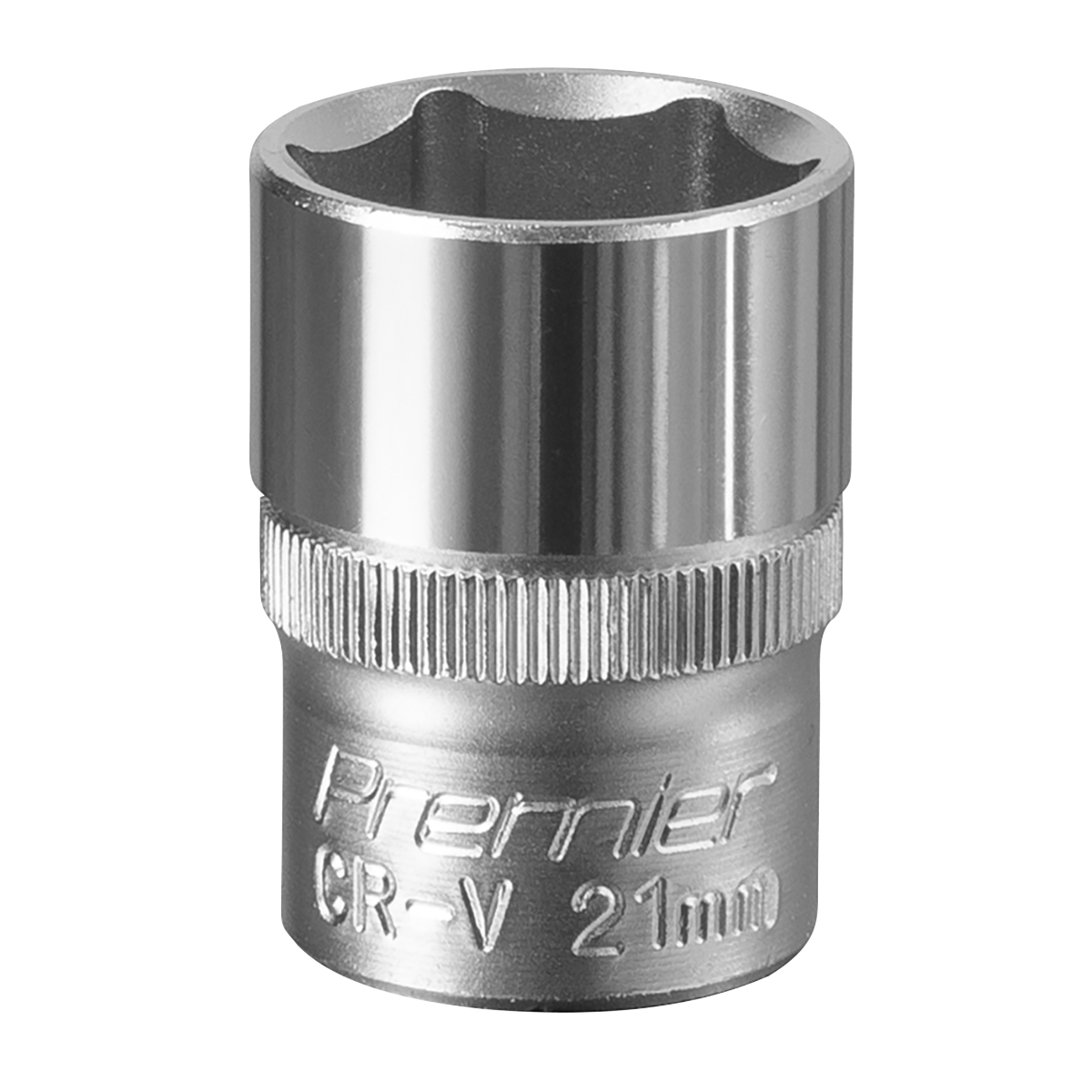 Sealey WallDrive Socket Tool 21mm 1/2" Square Drive Chrome Vanadium Steel S1221
