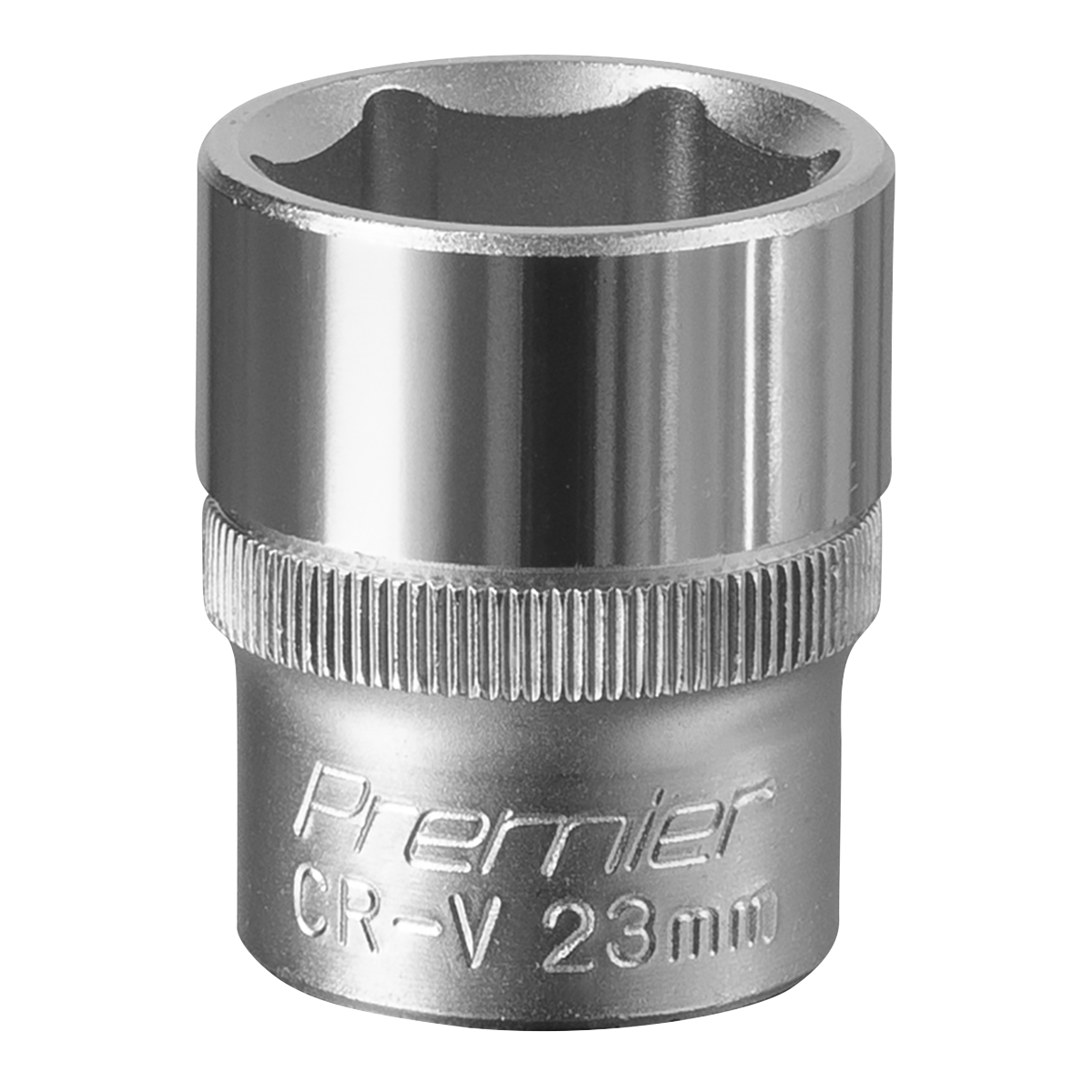 Sealey WallDrive Socket Tool 23mm 1/2" Square Drive Chrome Vanadium Steel S1223
