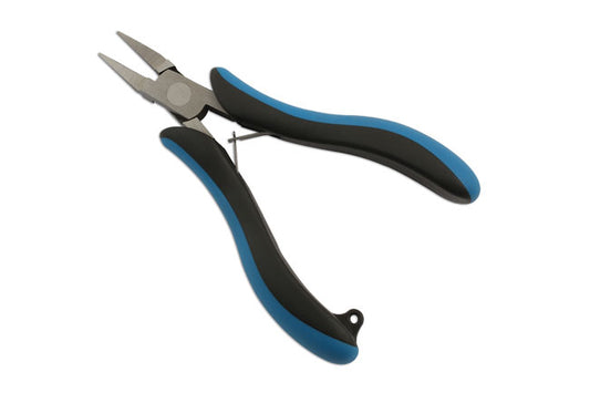 LASER 6019 Duckbill Pliers Flat Nose 130mm Chrome Vanadium 1mm Hardened Tips