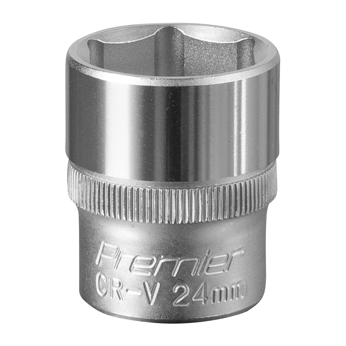 Sealey WallDrive Socket Tool 24mm 1/2" Square Drive Chrome Vanadium Steel S1224