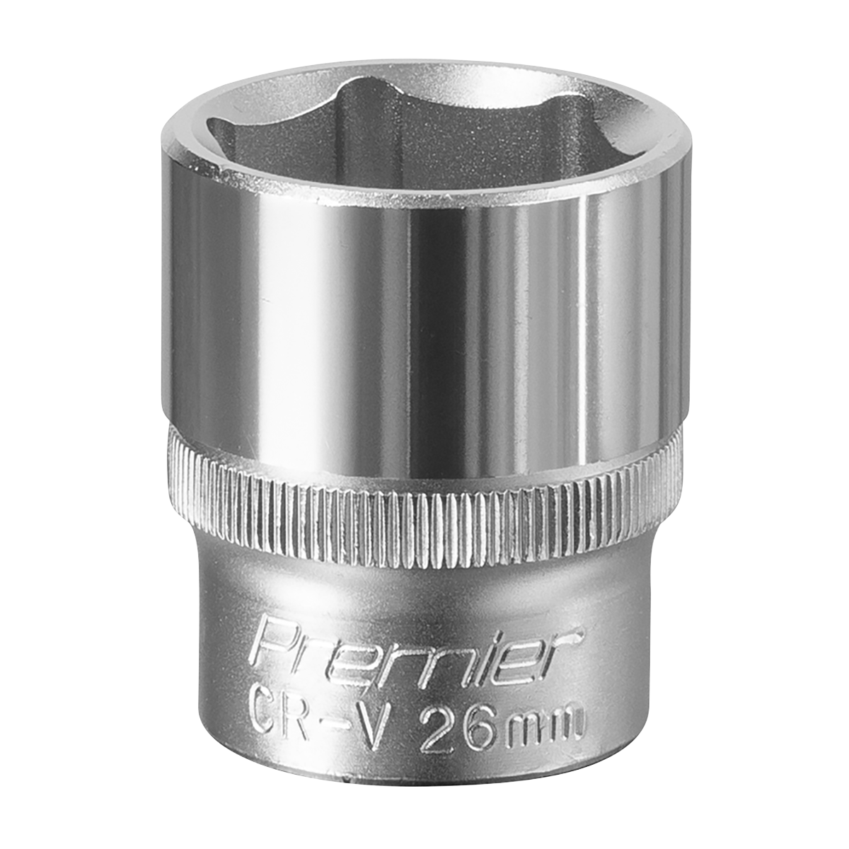 Sealey WallDrive Socket Tool 26mm 1/2" Square Drive Chrome Vanadium Steel S1226