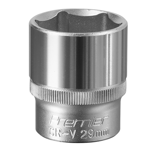 Sealey WallDrive Socket Tool 29mm 1/2" Square Drive Chrome Vanadium Steel S1229