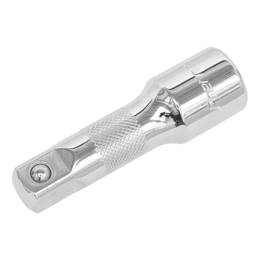 Sealey Extension Bar 75mm 1/2" Square Drive Chrome Vanadium Steel S12E75