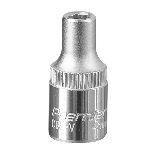 Sealey WallDrive Socket Tool 4mm 1/4" Square Drive Chrome Vanadium Steel S1404