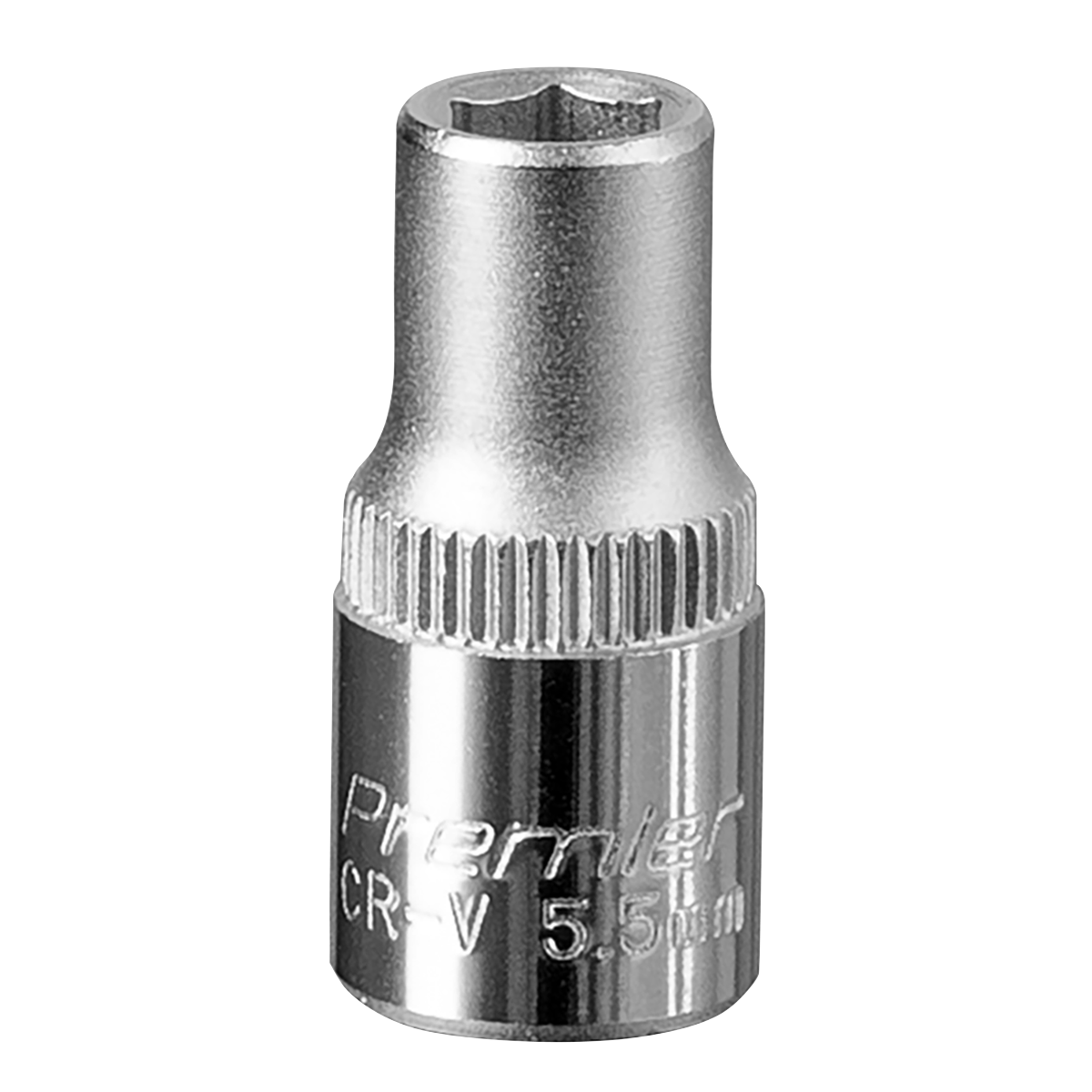 Sealey WallDrive Socket 5.5mm 1/4" Square Drive Chrome Vanadium Steel S14055