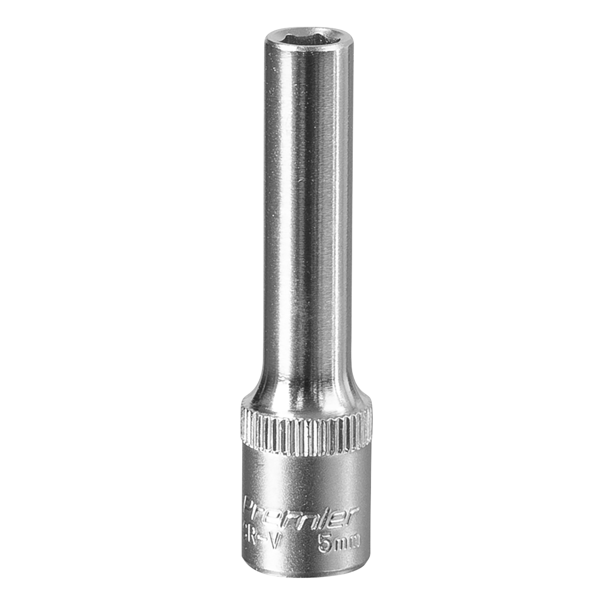 Sealey WallDrive Socket 5mm Deep 1/4" Square Drive Chrome Vanadium Steel S1405D