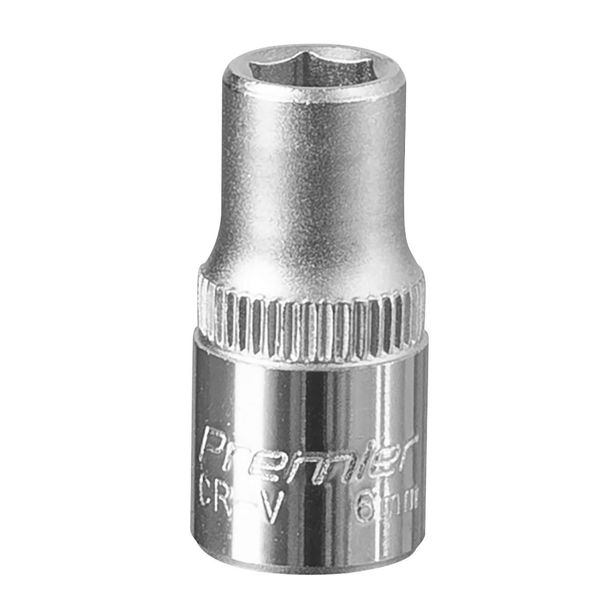 Sealey WallDrive Socket Tool 6mm 1/4" Square Drive Chrome Vanadium Steel S1406