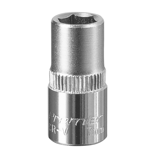 Sealey WallDrive Socket Tool 7mm 1/4" Square Drive Chrome Vanadium Steel S1407