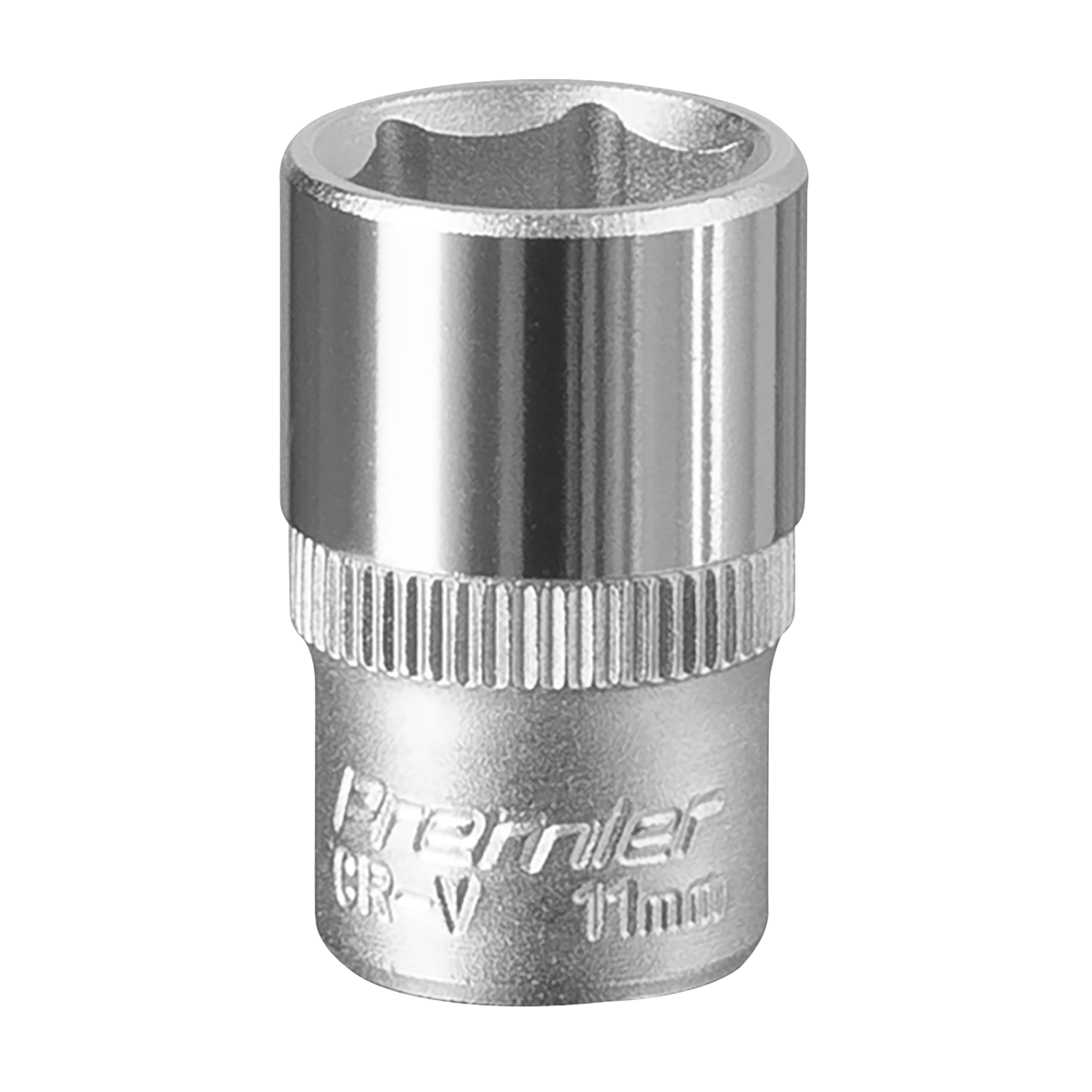Sealey WallDrive Socket Tool 11mm 1/4" Square Drive Chrome Vanadium Steel S1411