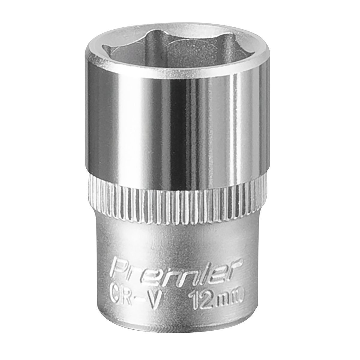 Sealey WallDrive Socket Tool 12mm 1/4" Square Drive Chrome Vanadium Steel S1412