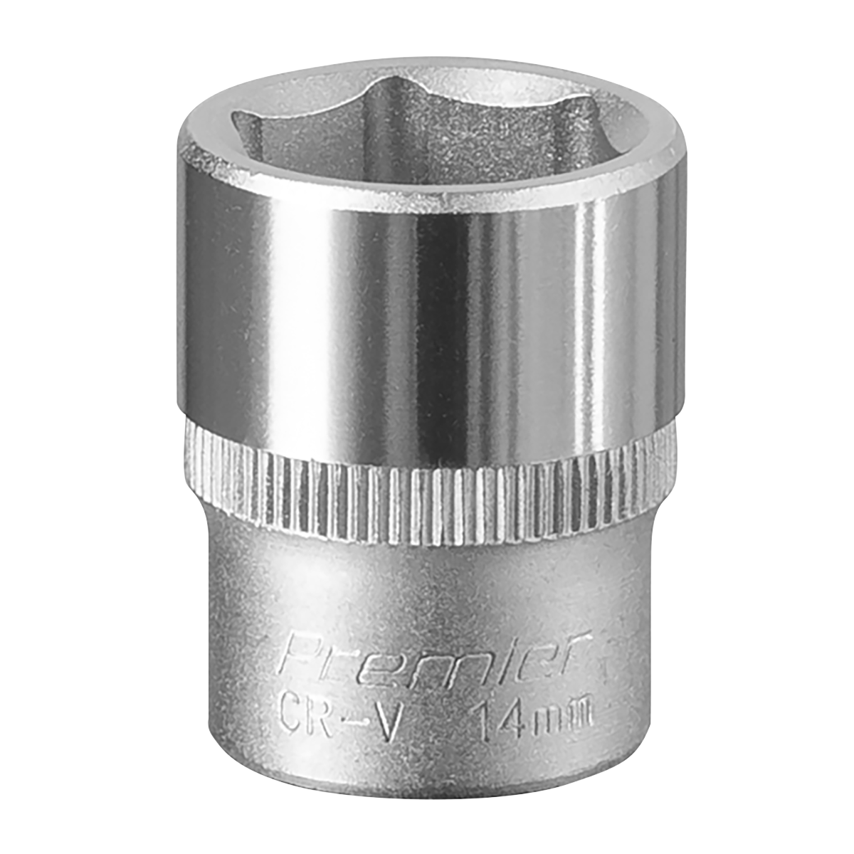 Sealey WallDrive Socket Tool 14mm 1/4" Square Drive Chrome Vanadium Steel S1414