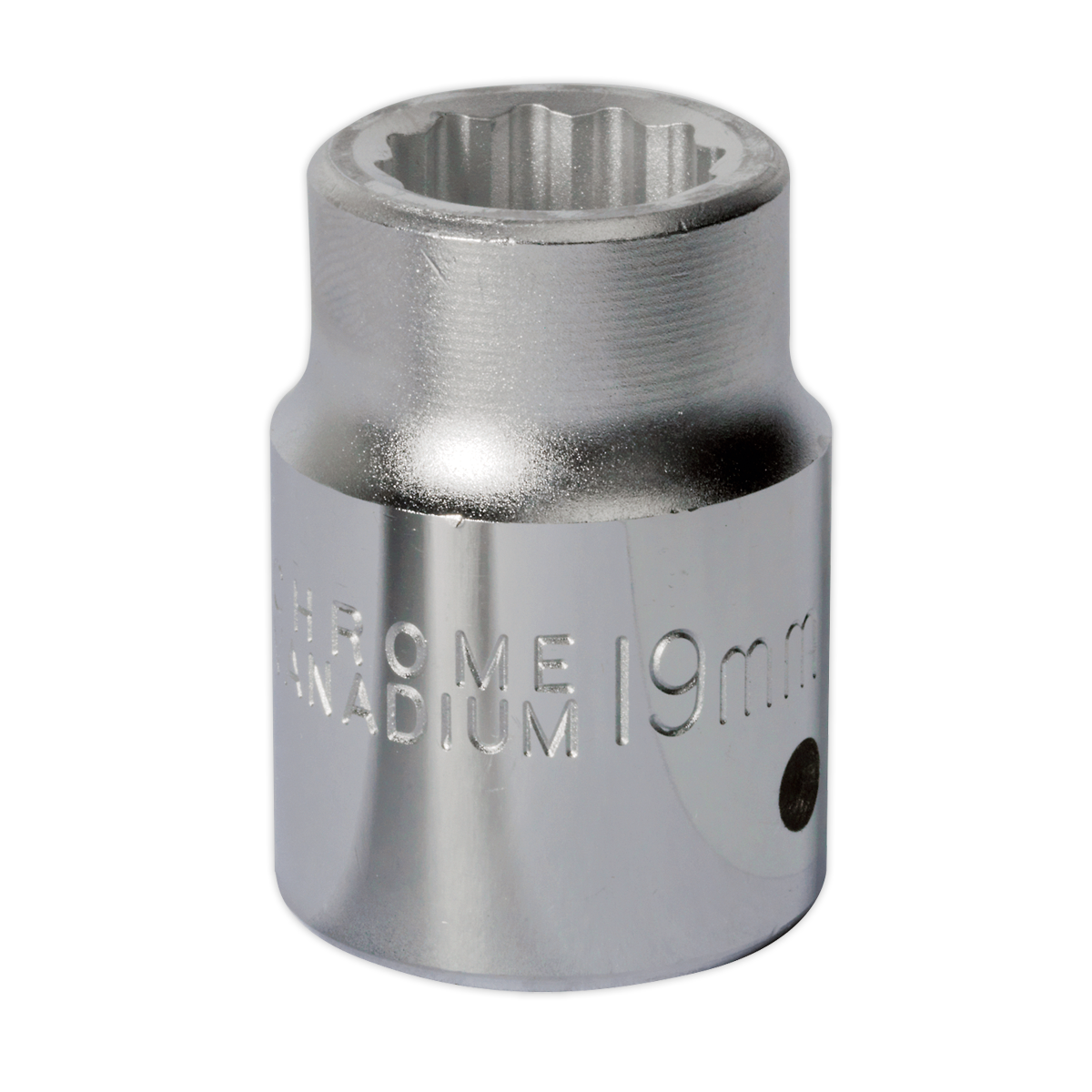 Sealey WallDrive Socket 19mm 3/4" Square Drive Chrome Vanadium Steel S34/19