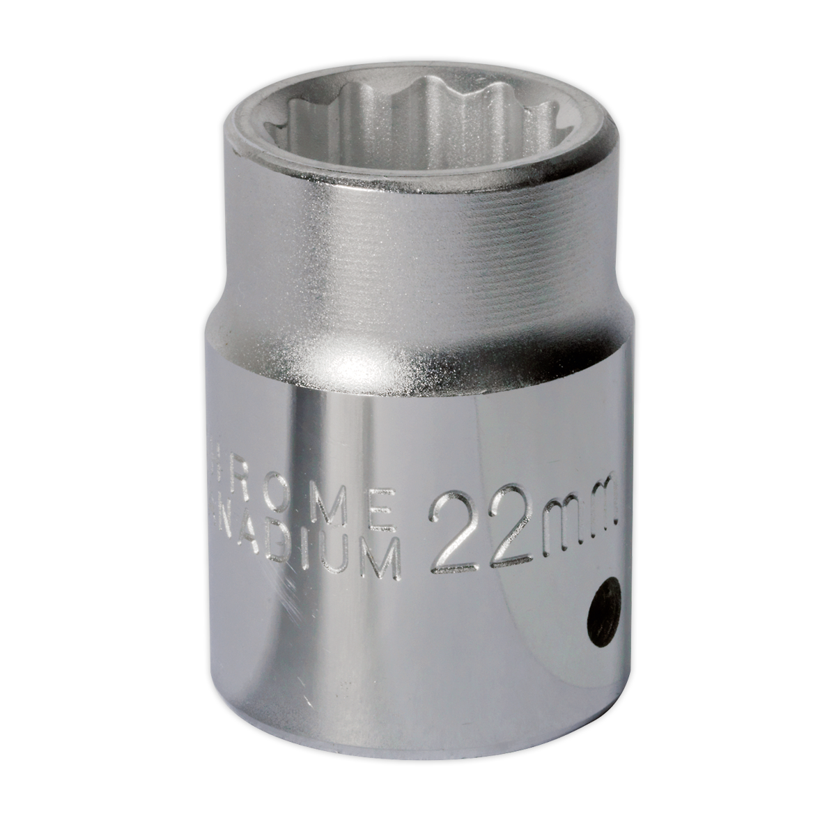 Sealey WallDrive Socket Tool 22mm 3/4" Square Drive Chrome Vanadium Steel S34/22
