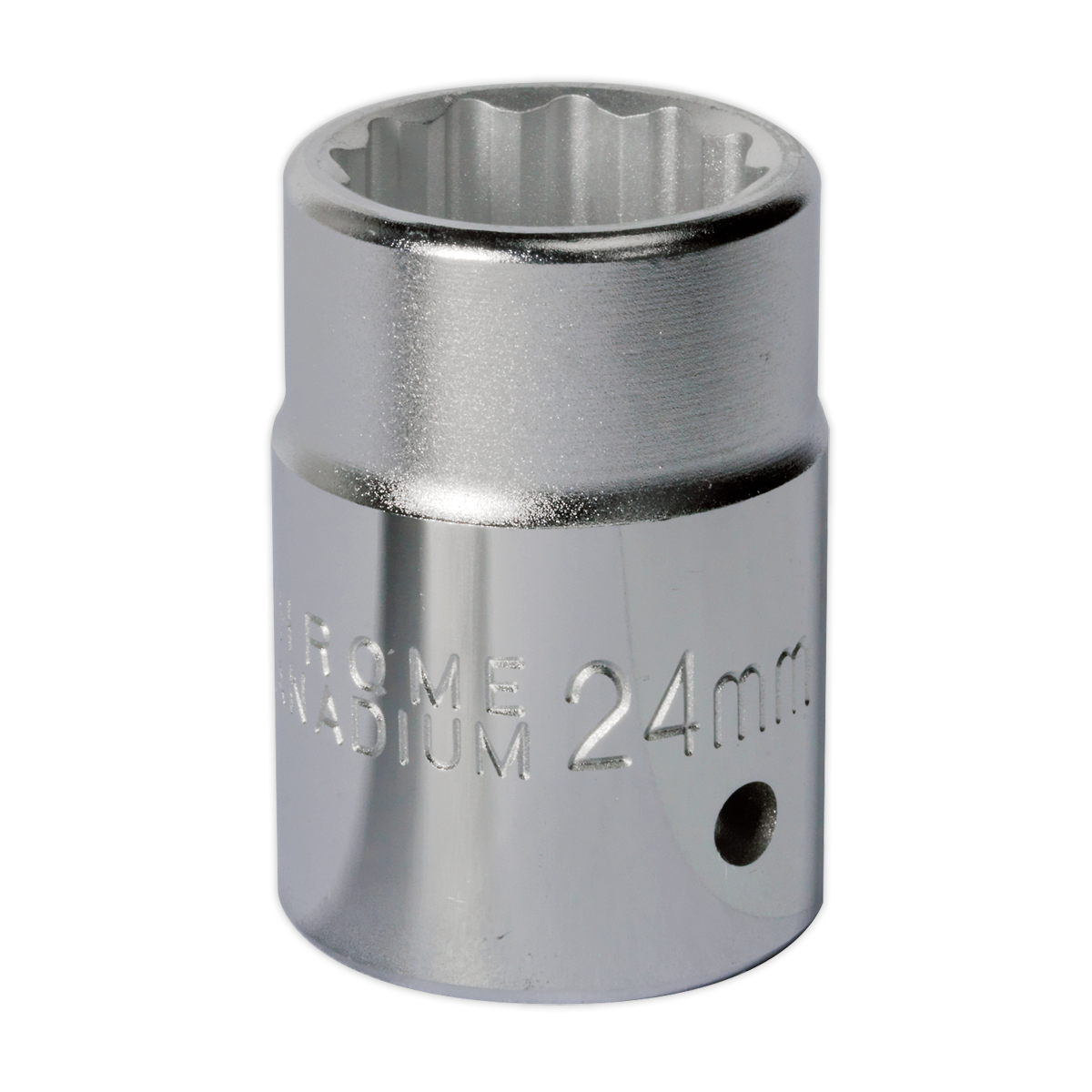 Sealey WallDrive Socket Tool 24mm 3/4" Square Drive Chrome Vanadium Steel S34/24