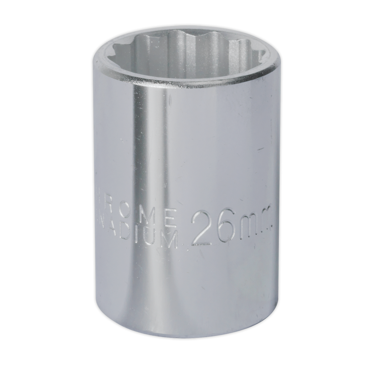 Sealey WallDrive Socket Tool 26mm 3/4" Square Drive Chrome Vanadium Steel S34/26