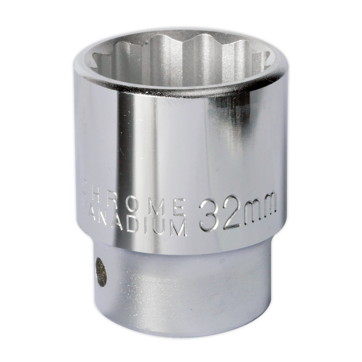 Sealey WallDrive Socket Tool 32mm 3/4" Square Drive Chrome Vanadium Steel S34/32