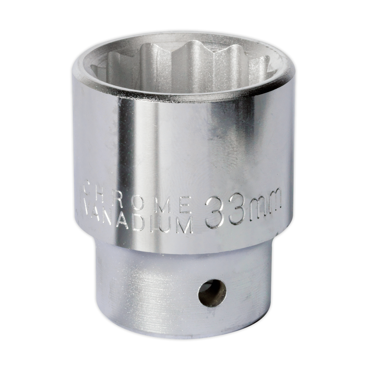 Sealey WallDrive Socket Tool 33mm 3/4" Square Drive Chrome Vanadium Steel S34/33