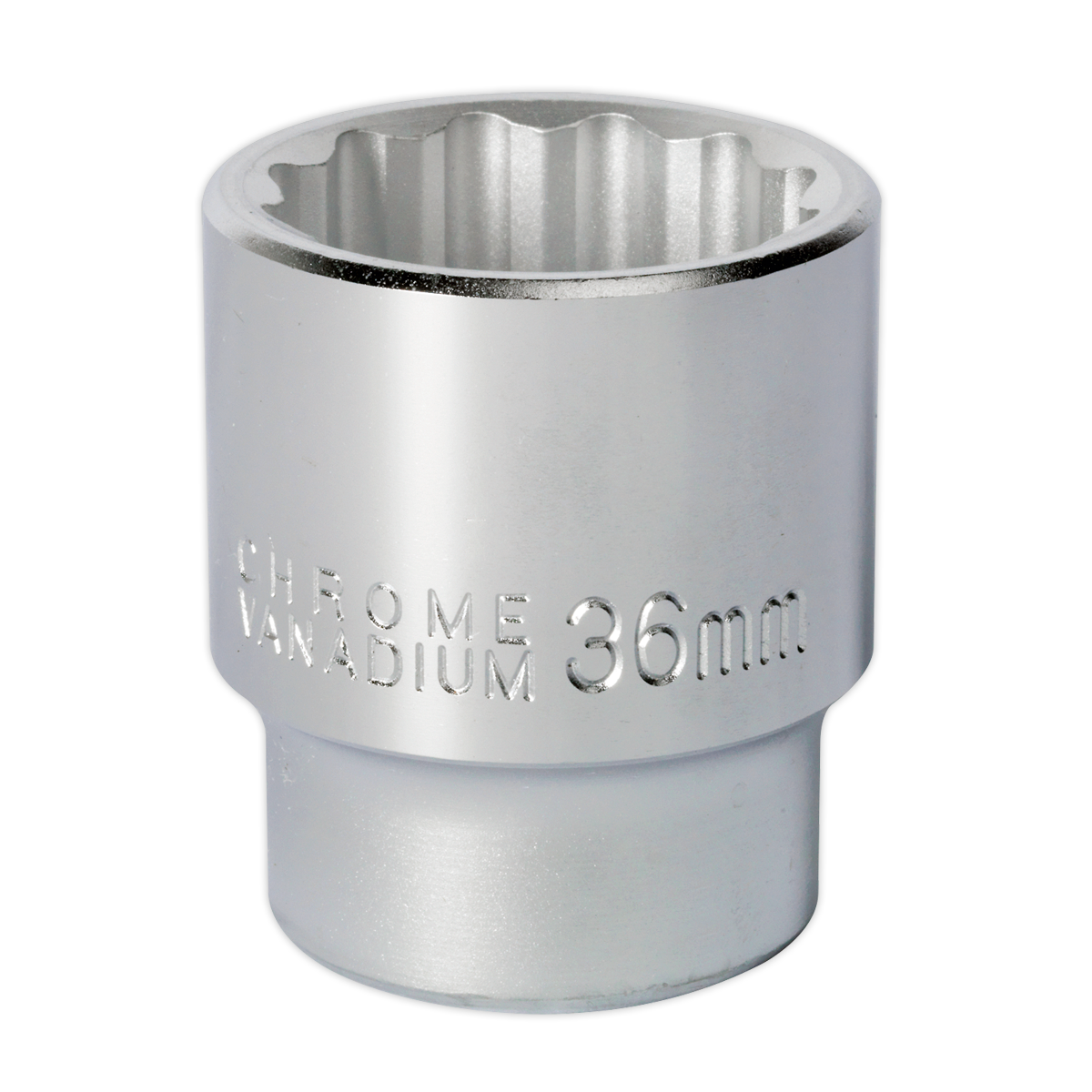 Sealey WallDrive Socket 36mm 3/4" Square Drive Chrome Vanadium Steel S34/36