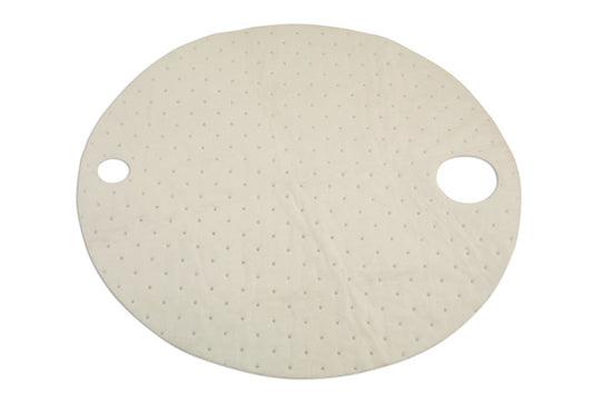 LASER 6033 Oil Absorbent Drum Top Mats 10 Pieces 550mm x 3mm 1L Per Pad