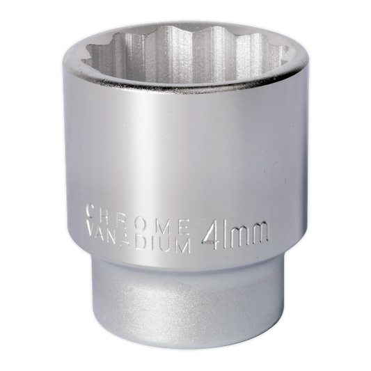 Sealey WallDrive Socket Tool 41mm 3/4" Square Drive Chrome Vanadium Steel S34/41