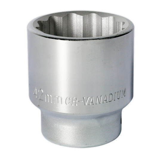 Sealey WallDrive Socket Tool 42mm 3/4" Square Drive Chrome Vanadium Steel S34/42