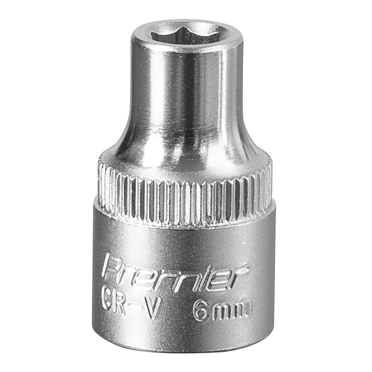 Sealey WallDrive Socket Tool 6mm 3/8" Square Drive Chrome Vanadium Steel S3806
