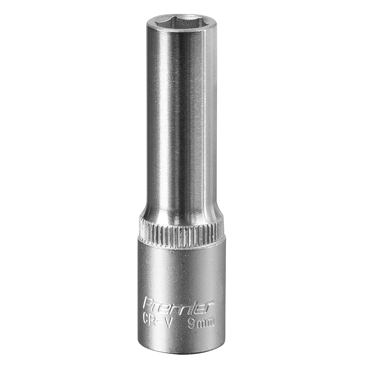 Sealey WallDrive Socket 9mm Deep 3/8" Square Drive Chrome Vanadium Steel S3809D
