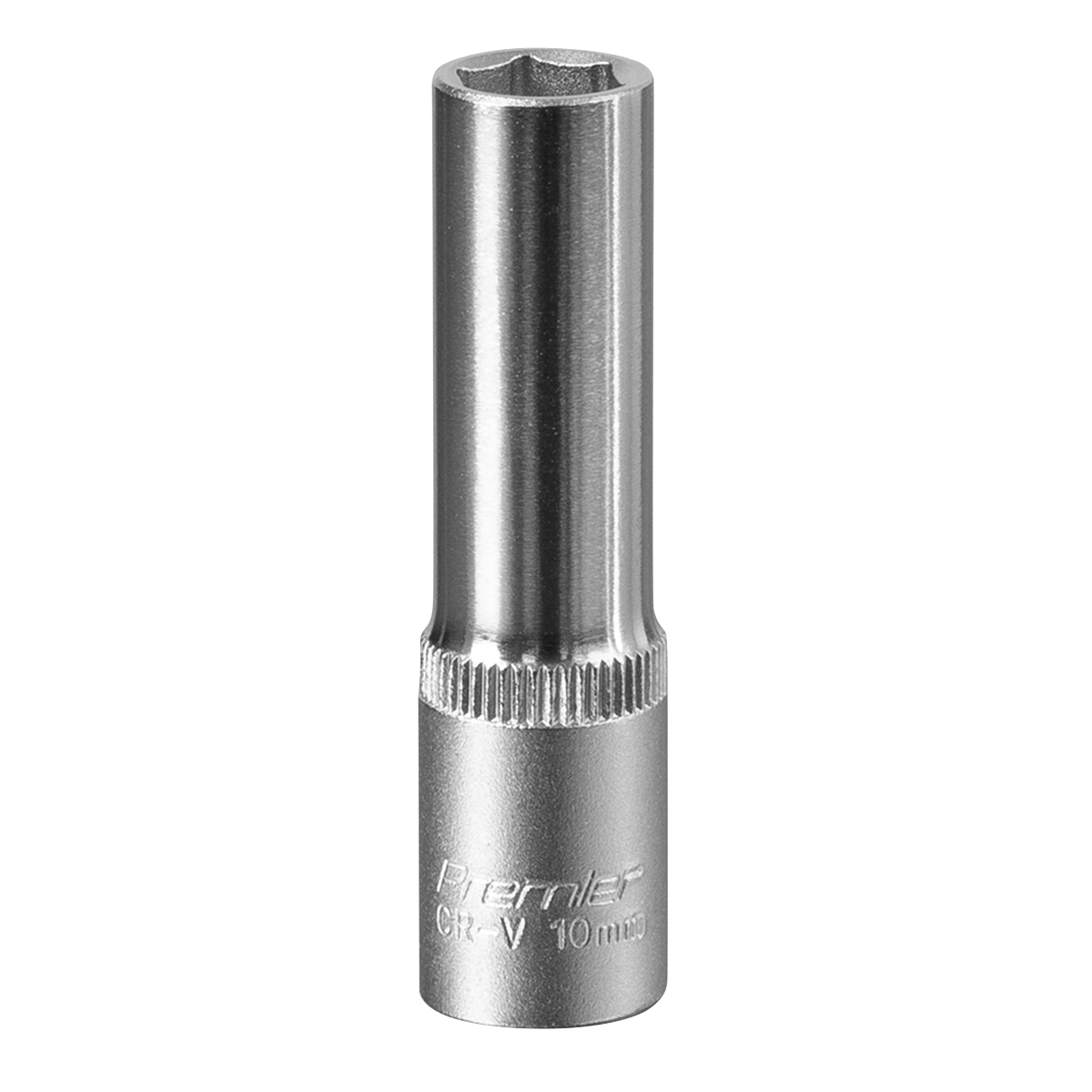 Sealey WallDrive Socket 10mm Deep 3/8" Square Drive Chrome Vanadium Steel S3810D