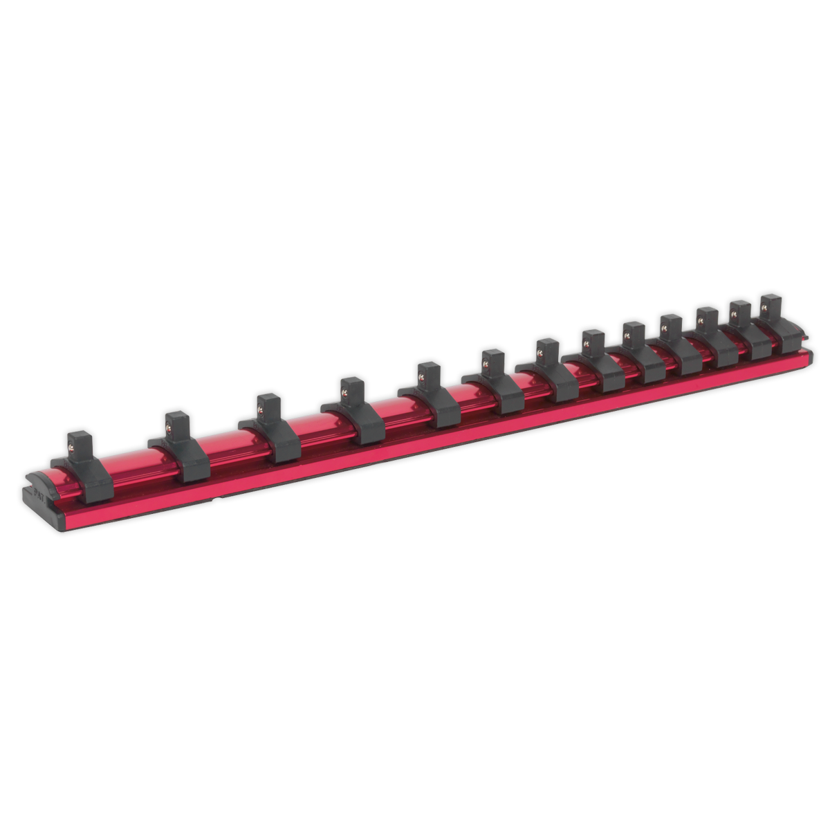 Sealey Socket Retaining Rail Magnetic 1/4" Square Drive 13 Clips AK27082