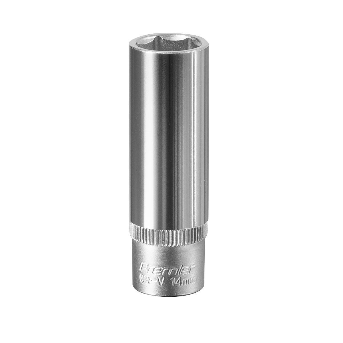 Sealey WallDrive Socket 14mm Deep 3/8" Square Drive Chrome Vanadium Steel S3814D