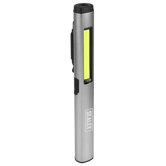 Sealey Rechargeable UV Penlight 5W COB 3W SMD LED With Laser Pointer LED450UV