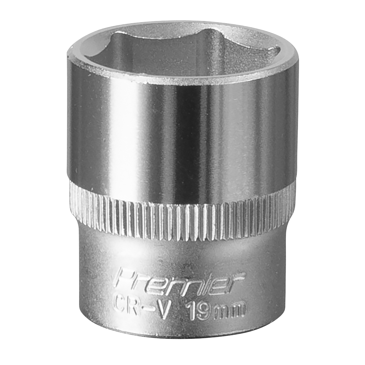 Sealey WallDrive Socket Tool 19mm 3/8" Square Drive Chrome Vanadium Steel S3819